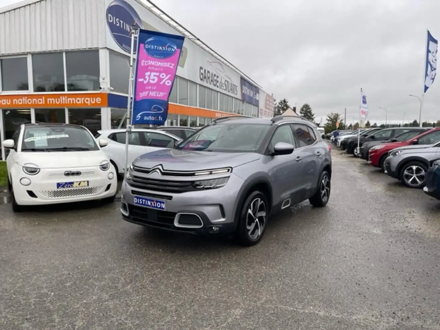 Citroen C5 Aircross 1.2  130 FEEL PACK + GPS + CAMERA Gris - 1