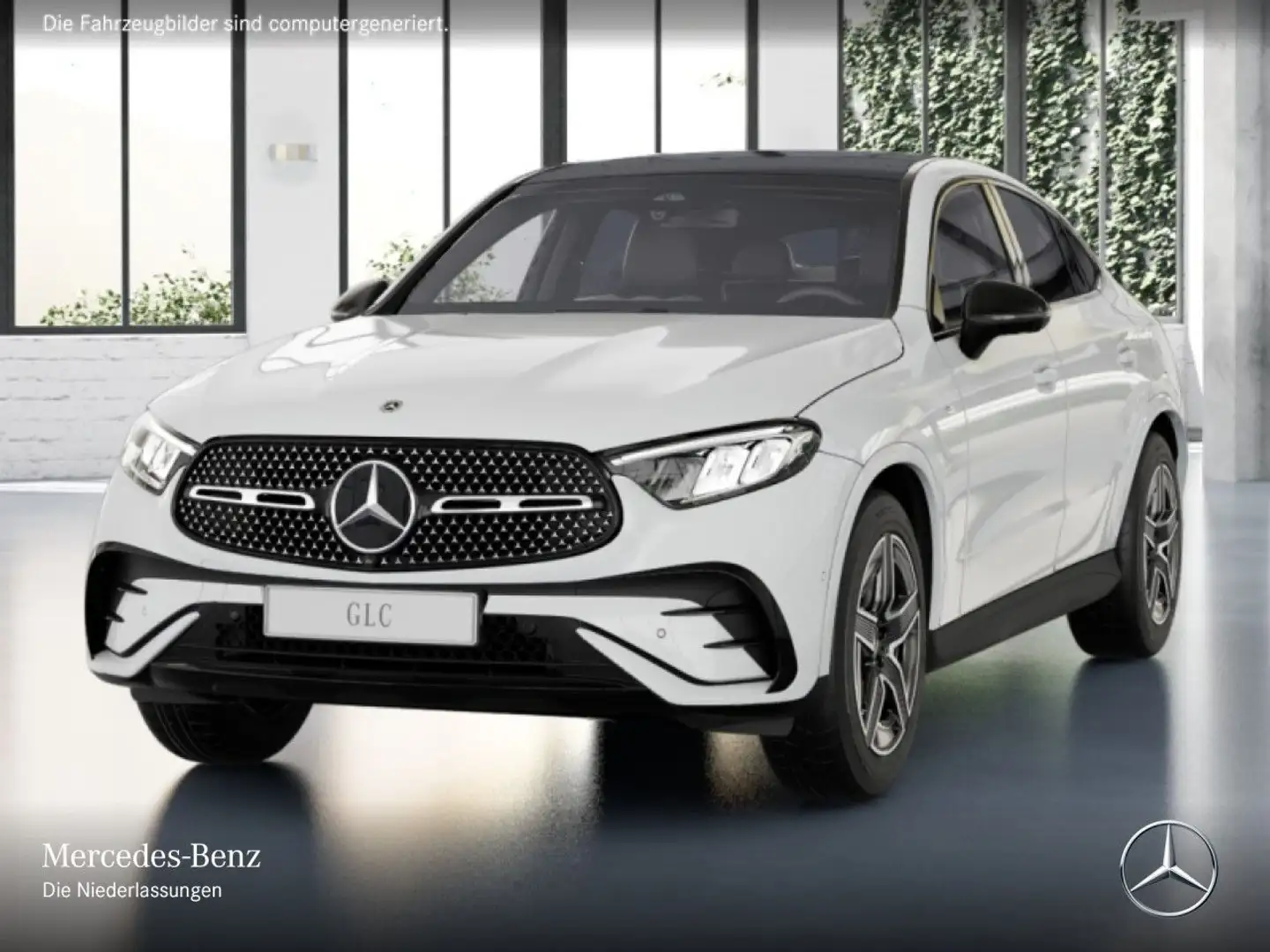 Mercedes-Benz GLC 300 e 4M AMG+NIGHT+PANO+360+LED+BURMESTER+TOTW Weiß - 2