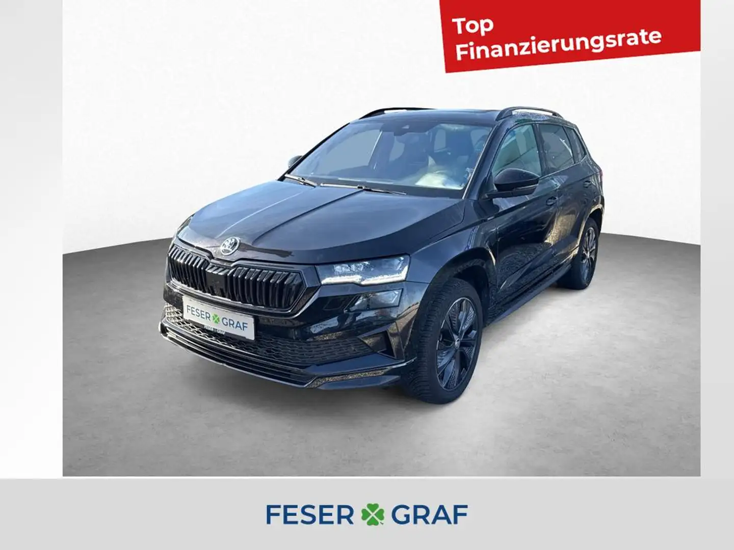 Skoda Karoq Sportline 2.0 TSI DSG 4x4 *KAMERA*ACC*NAVI* Schwarz - 1