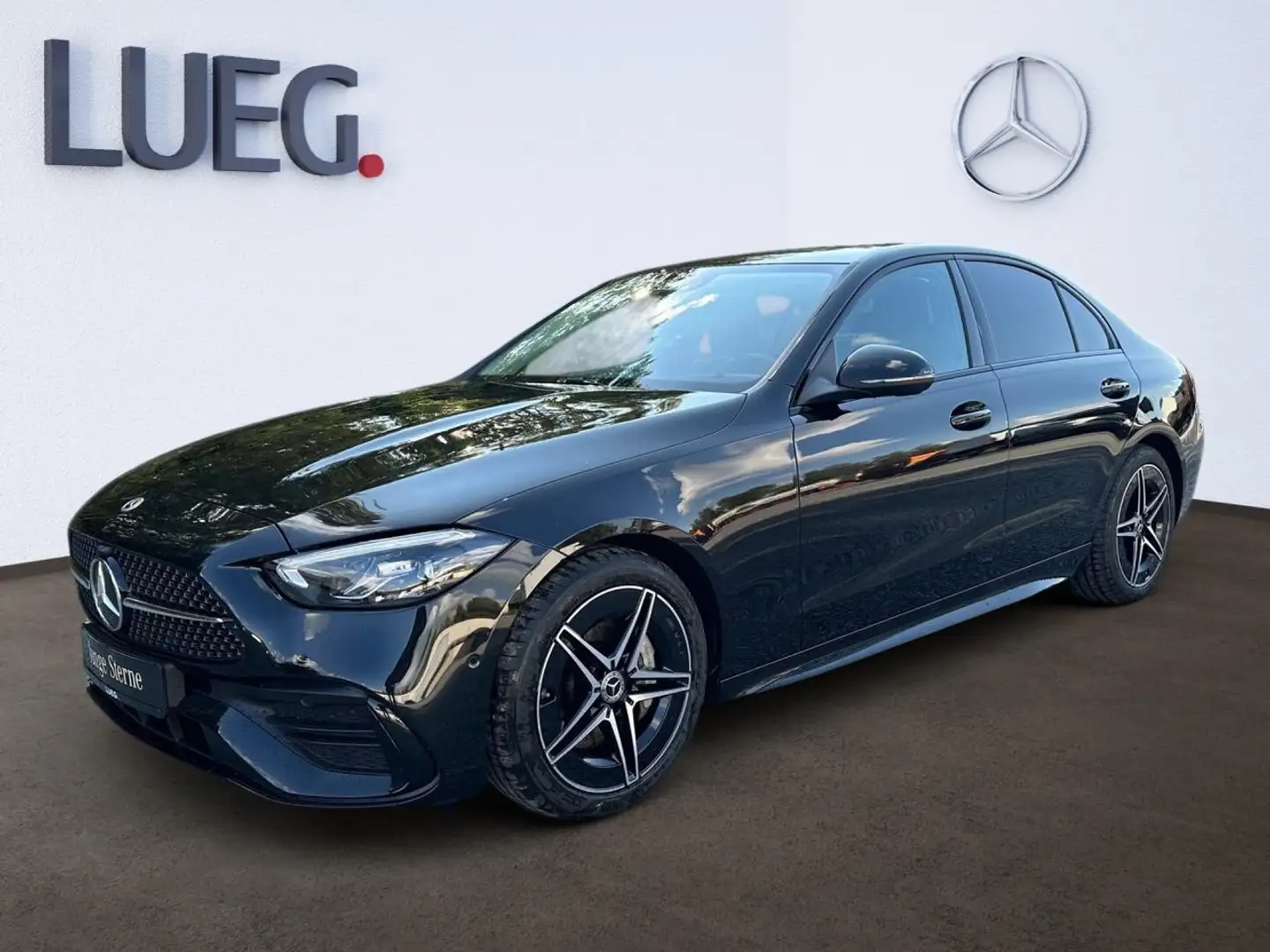 Mercedes-Benz C 200 AMG-ADVANCED-PLUS+SCHIEBEDACH+NIGHT+ Schwarz - 2