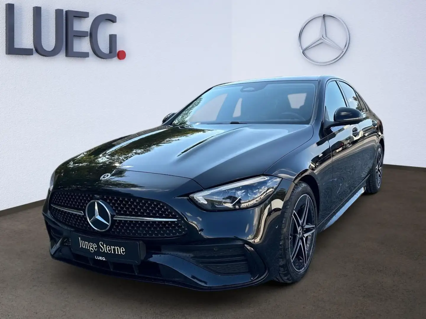 Mercedes-Benz C 200 AMG-ADVANCED-PLUS+SCHIEBEDACH+NIGHT+ Schwarz - 1