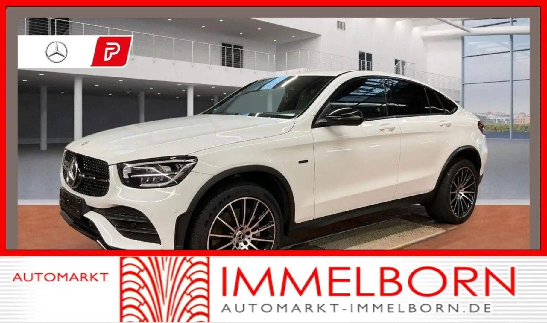 Mercedes-Benz GLC 300 e AMG Coupe 20 Virtual*Kamera*LED*Alcant Weiß - 1