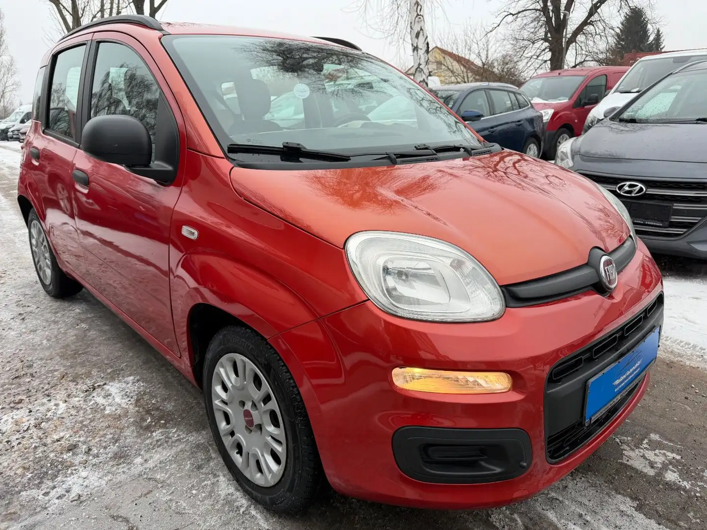 Fiat Panda My*1.Hd*Klima*73.TKM*AllWR*TÜV NEU Rot - 2