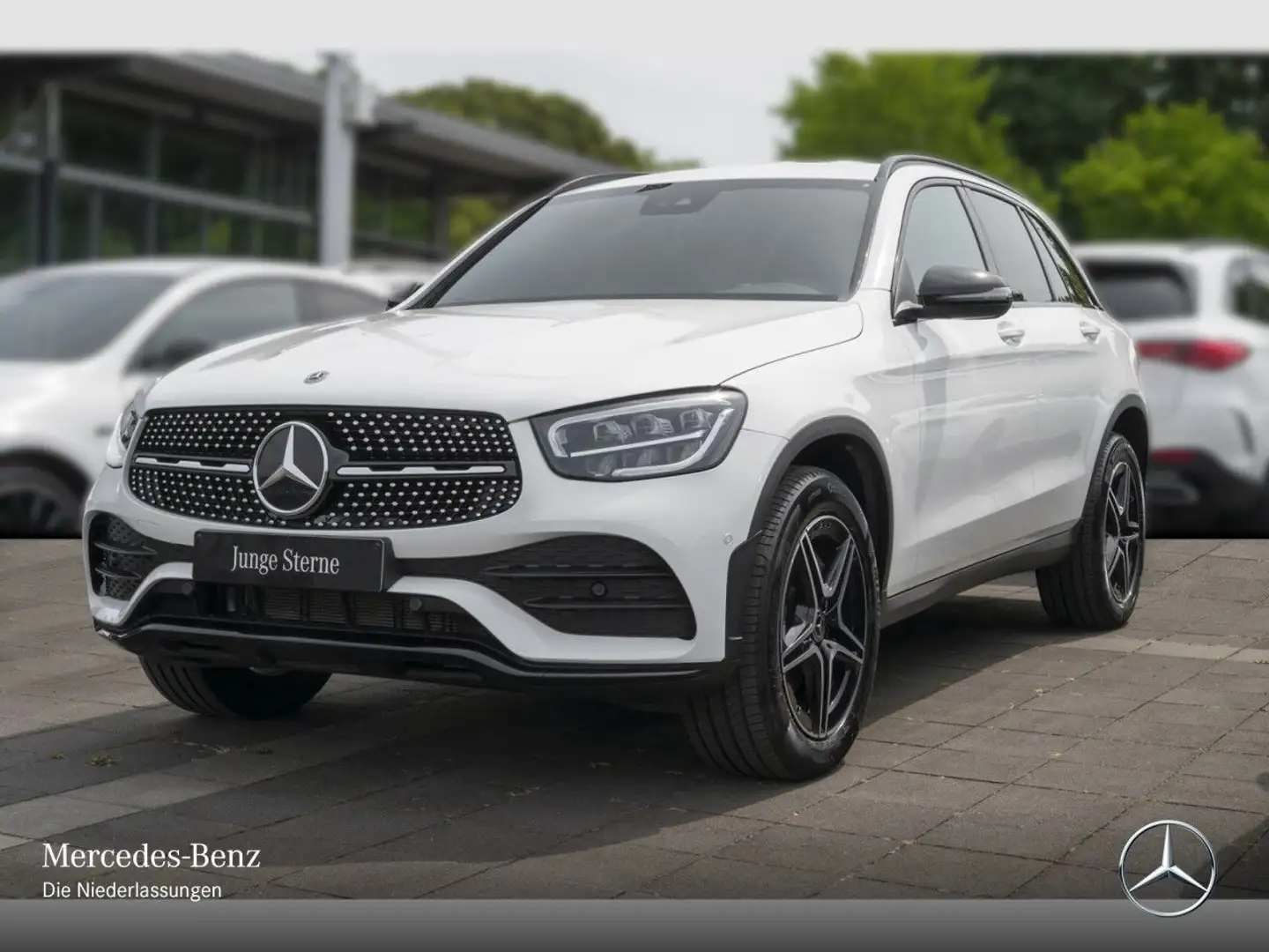 Mercedes-Benz GLC 300 de 4M AMG+NIGHT+AHK+LED+KAMERA+KEYLESS+9G Blanc - 2