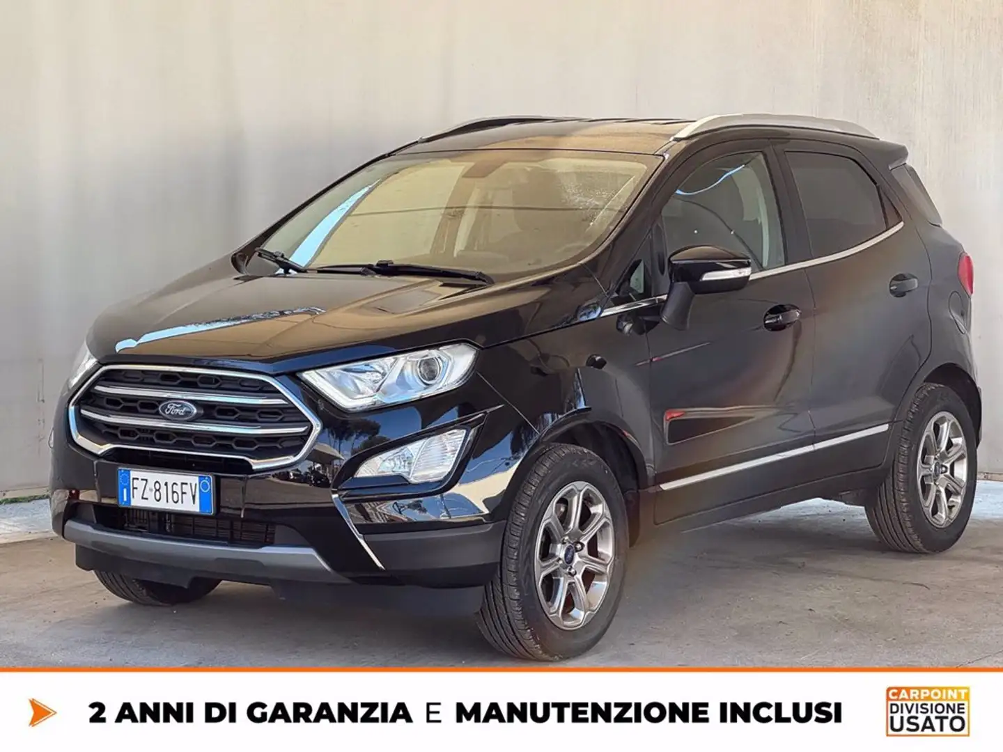 Ford EcoSport 1.0 ecoboost titanium 100cv my19 Noir - 1