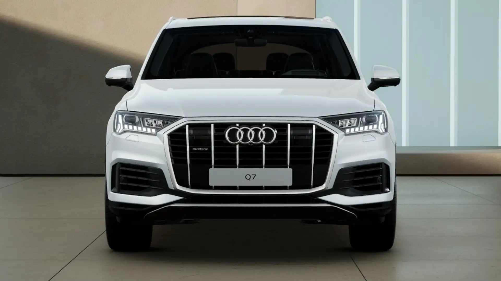 Audi Q7 55 TFSI quattro HuD Pano 7 Sitze Matrix Weiß - 2