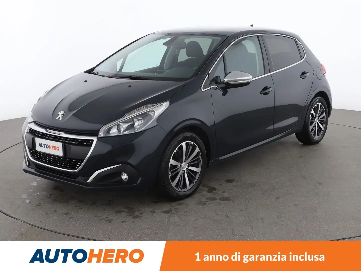 Peugeot 208 1.6 Blue-HDi Allure 100 CV Gris - 1