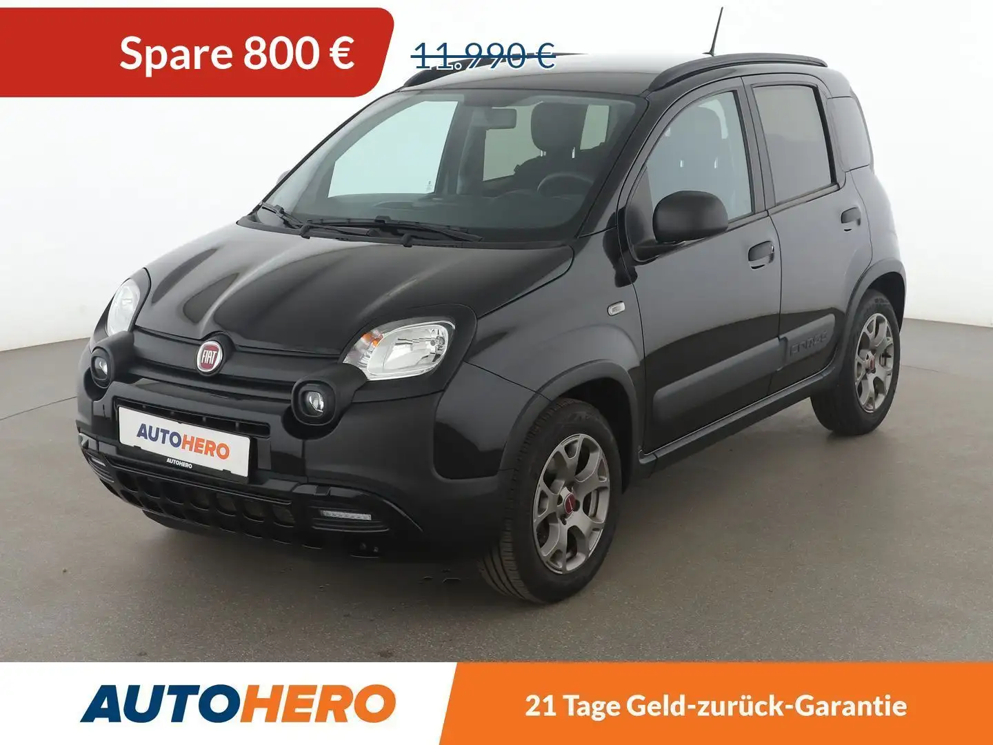 Fiat Panda 1.2 Waze *PDC*SHZ*ALU*KLIMA* Schwarz - 1