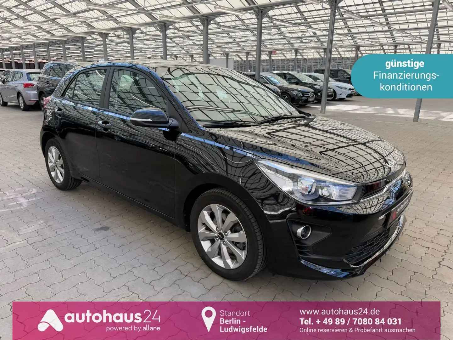 Kia Rio 1.0 T-GDI Vision  Navi|LED|PDC|Tempomat Schwarz - 1