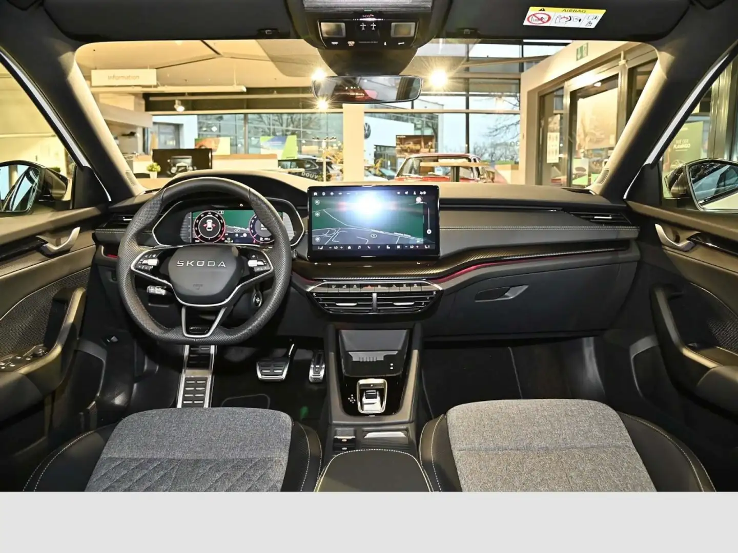Skoda Octavia Combi 1.5 TSI DSG Sportline AHK/Matrix/HeadUp Weiß - 2