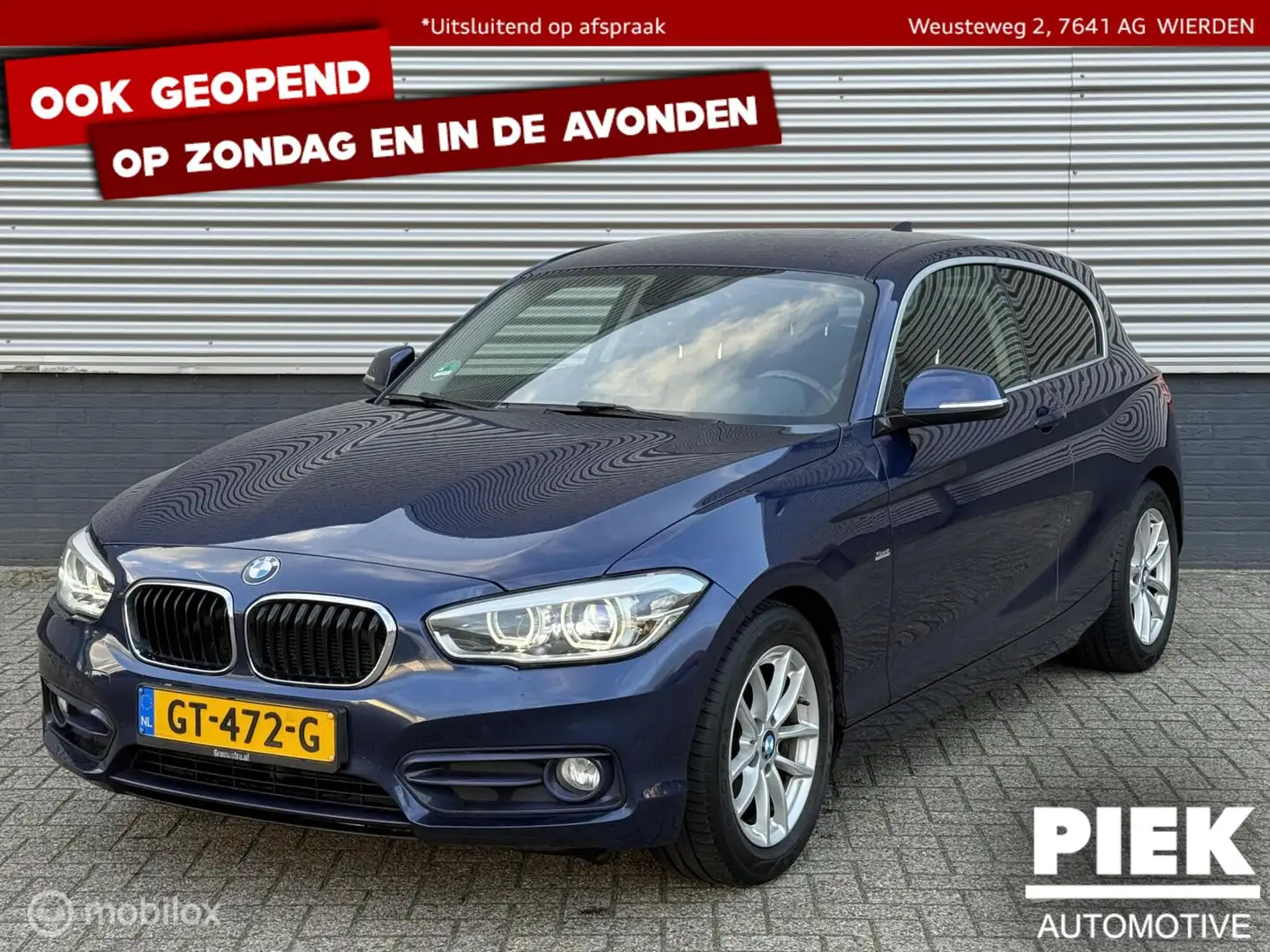 BMW 116 1-serie 116d EDE Executive Sport EXPORTPRIJS Blauw - 1