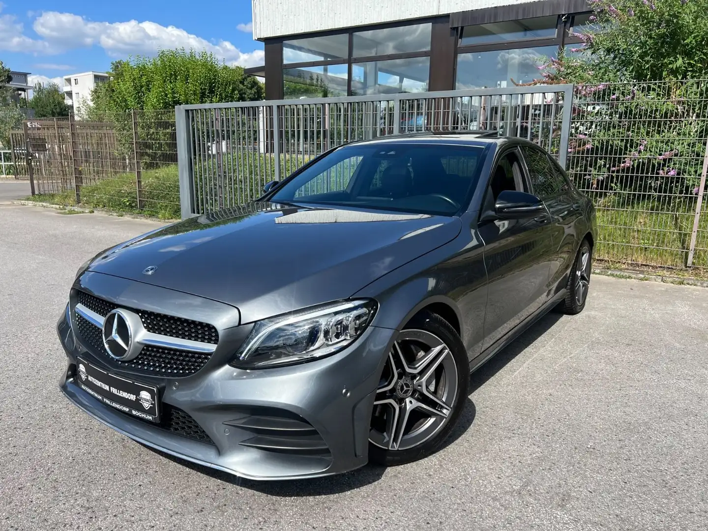 Mercedes-Benz C 200 d Lim. AMG STYLE/AUTOMATIK/SCHIEBEDACH/LED! Gris - 1