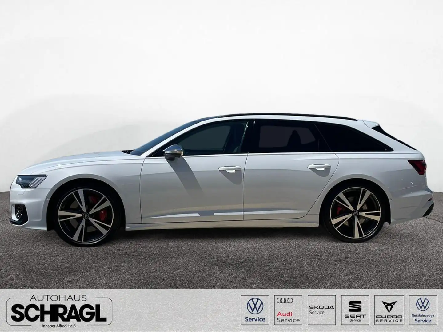 Audi S6 Avant 3.0 TDI quattro+AHK+PANO+LUFT+HD+STANDH Weiß - 2