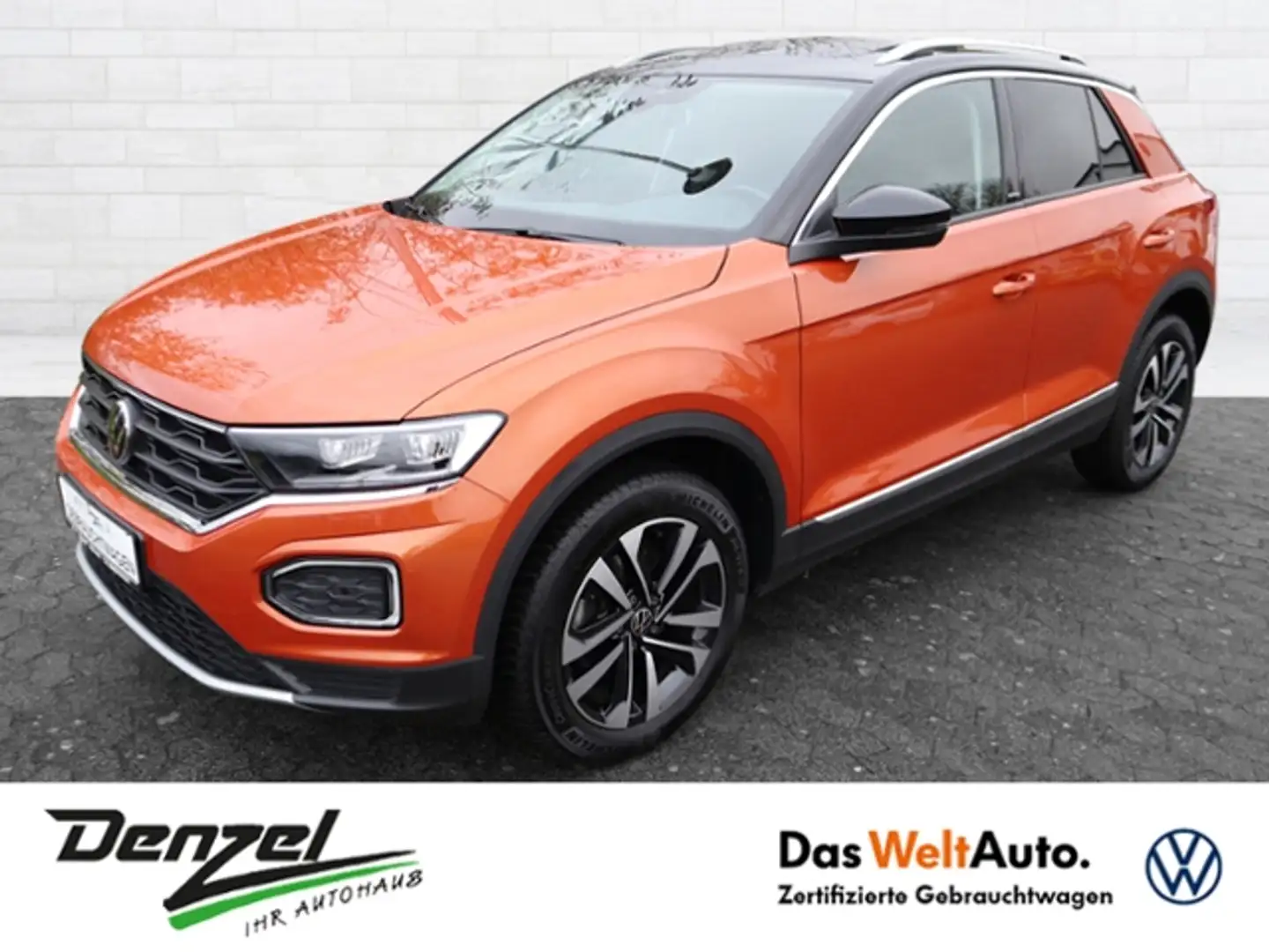 Volkswagen T-Roc "UNITED" 1.5 TSI DSG STANDHZG/KAM Orange - 2