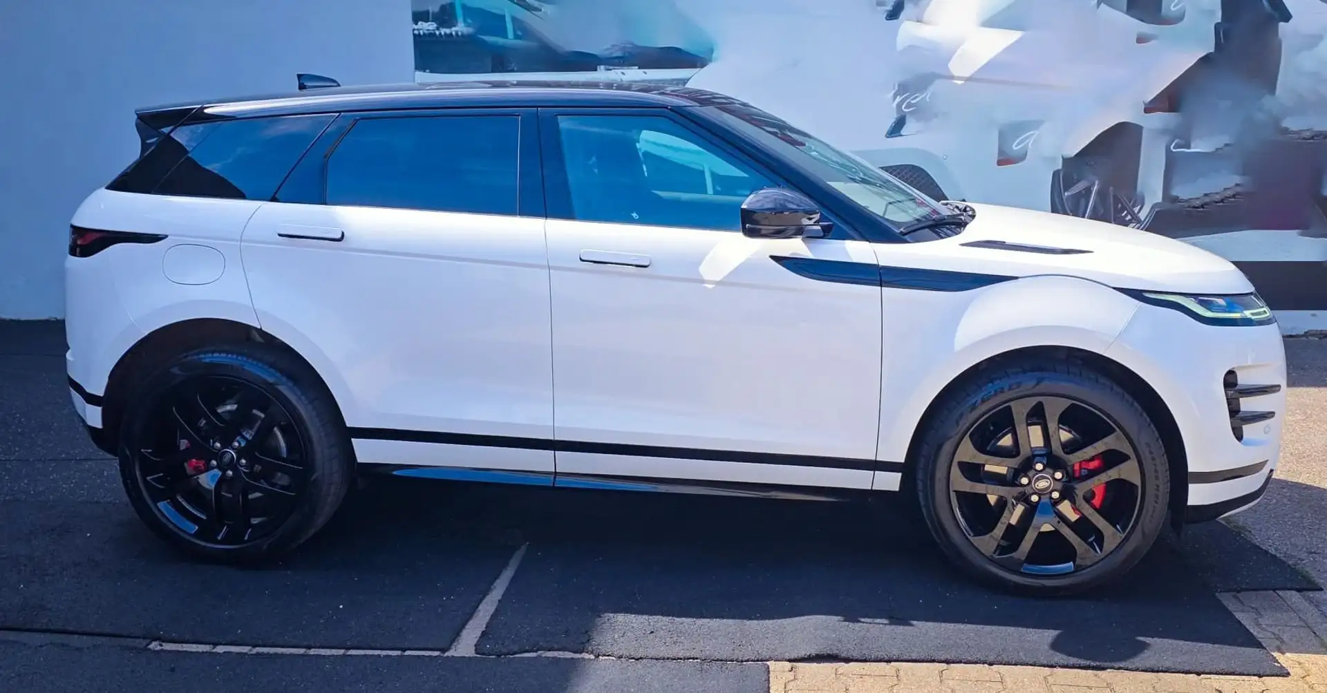 Land Rover Range Rover Evoque P200 R-Dynamic SE Pano AHK 21 Zoll Leder mild Hybr Weiß - 2