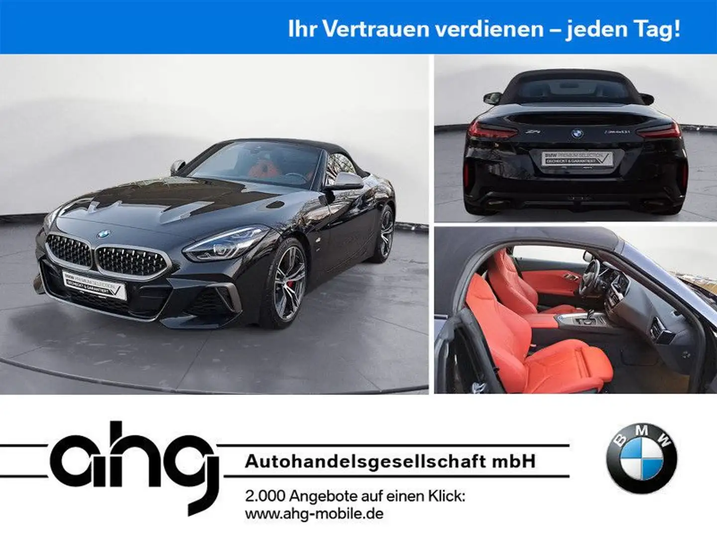 BMW Sonstige Z4 M40i Cabrio Sport Aut.| HaKa | ACC | GARANTIE Schwarz - 1