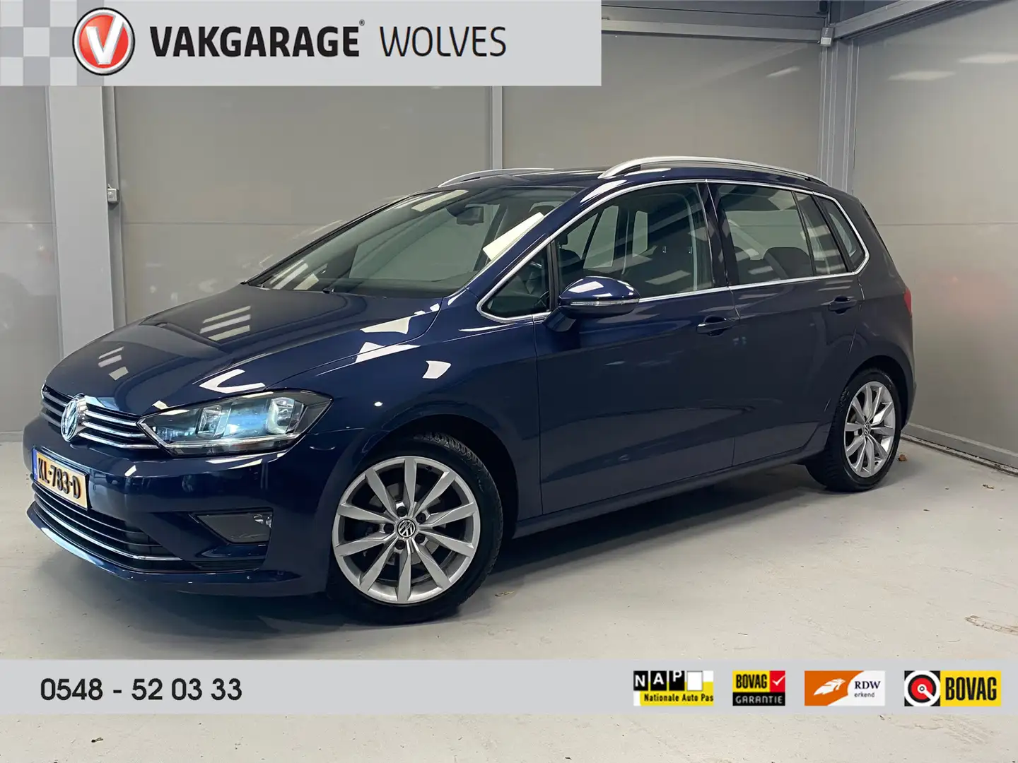 Volkswagen Golf Sportsvan 1.2 TSI Highline AUTOMAAT | CAMERA | NAVI | CLIMA Blauw - 1