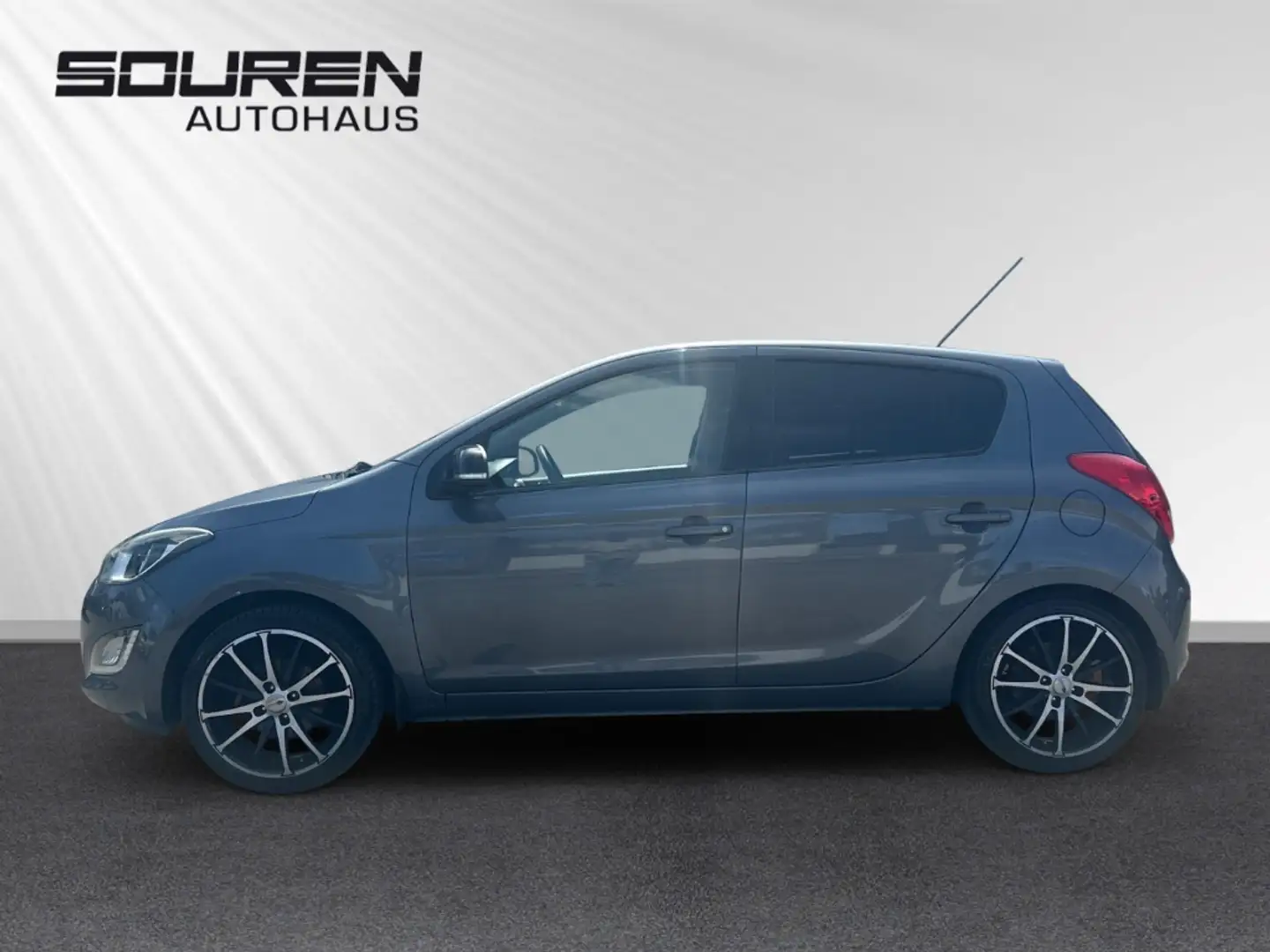 Hyundai i20 1.2 +Klima+Lichtsensor+el.Spiegel+Spieg. beheizbar Grau - 2