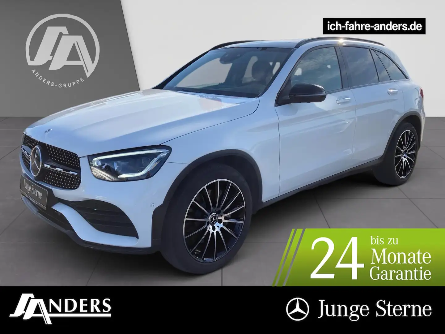Mercedes-Benz GLC 300 d 4M AMG+MBUX+AHK+Dist+Pano+Burm+HUD+ Blanc - 1
