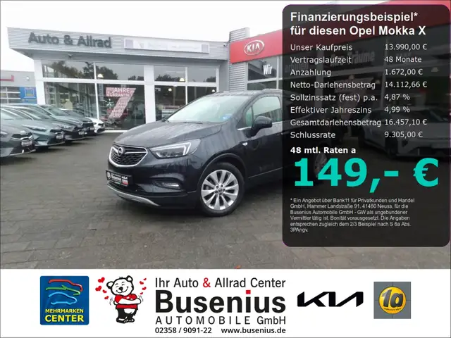 Opel Mokka X 1.4 T Aut. Innovation+Navi+Kamera+Elektro+Sicht