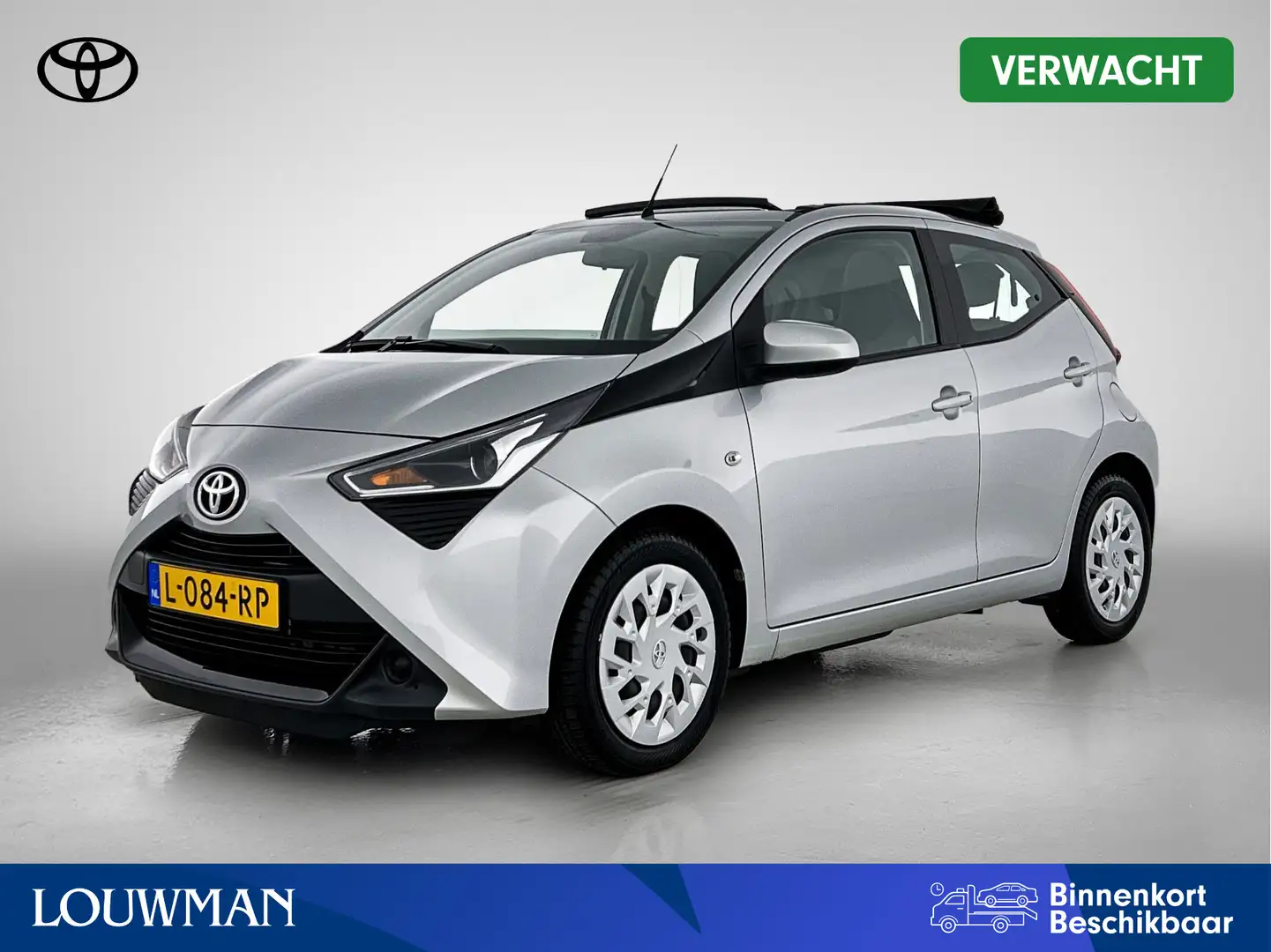 Toyota Aygo 1.0 VVT-i x-play cabrio | Carbiotop | Lage km stan Grijs - 1