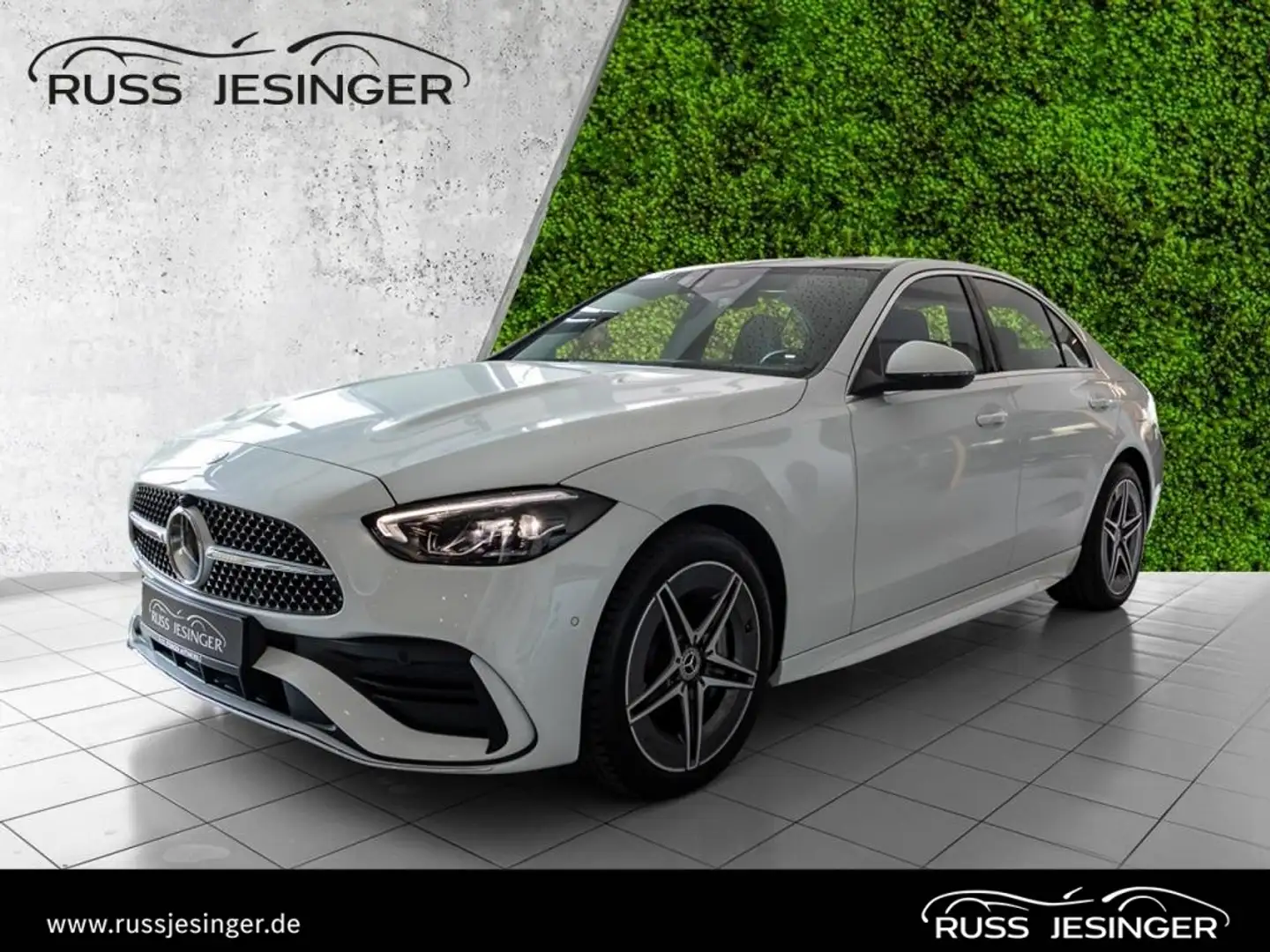Mercedes-Benz C 300 e AMG Line *LED*Distr*Navi*Pano*Cam*SpurH* Blanc - 1
