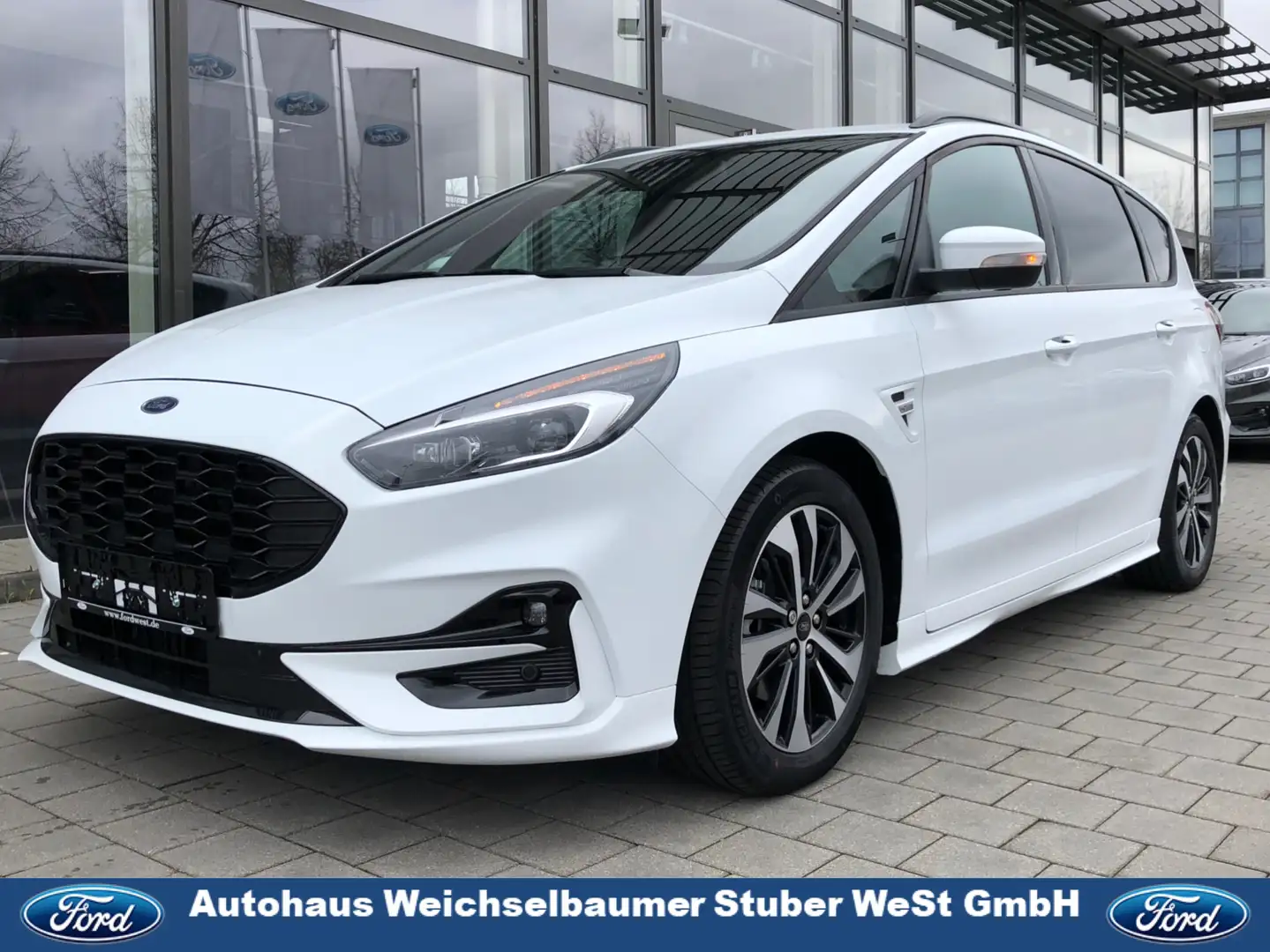 Ford S-Max 744 S-Max 2.5 Duratec FHEV Hybrid ST-Line Beyaz - 1