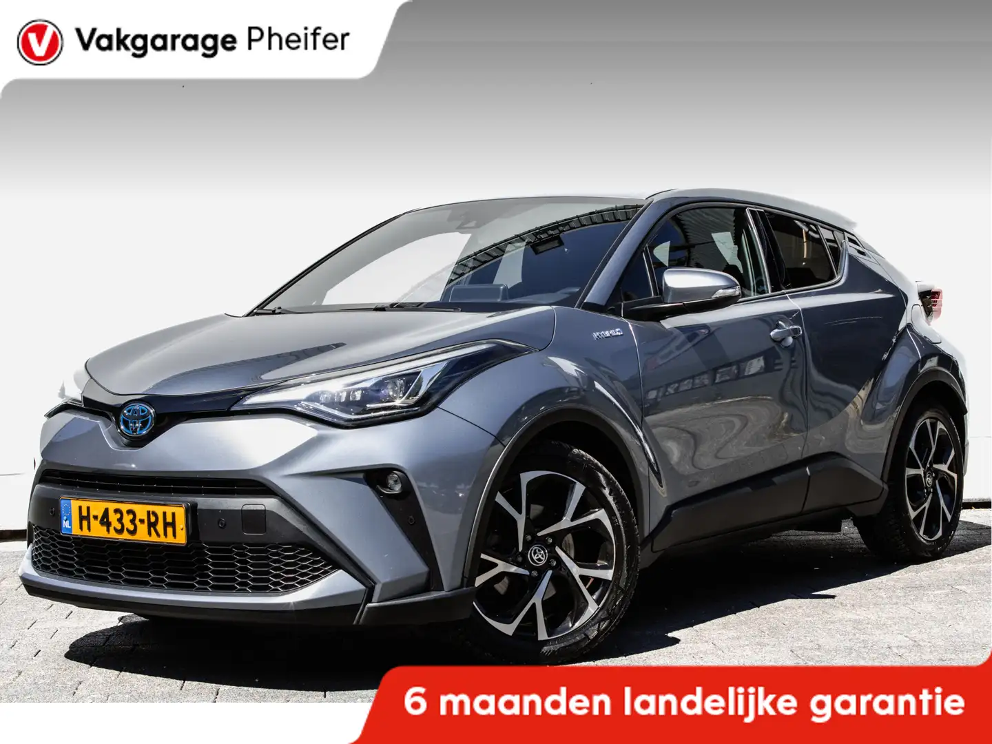 Toyota C-HR 2.0 180pk Hybrid First Edition Adapt. cruise/ Stoe Grijs - 1