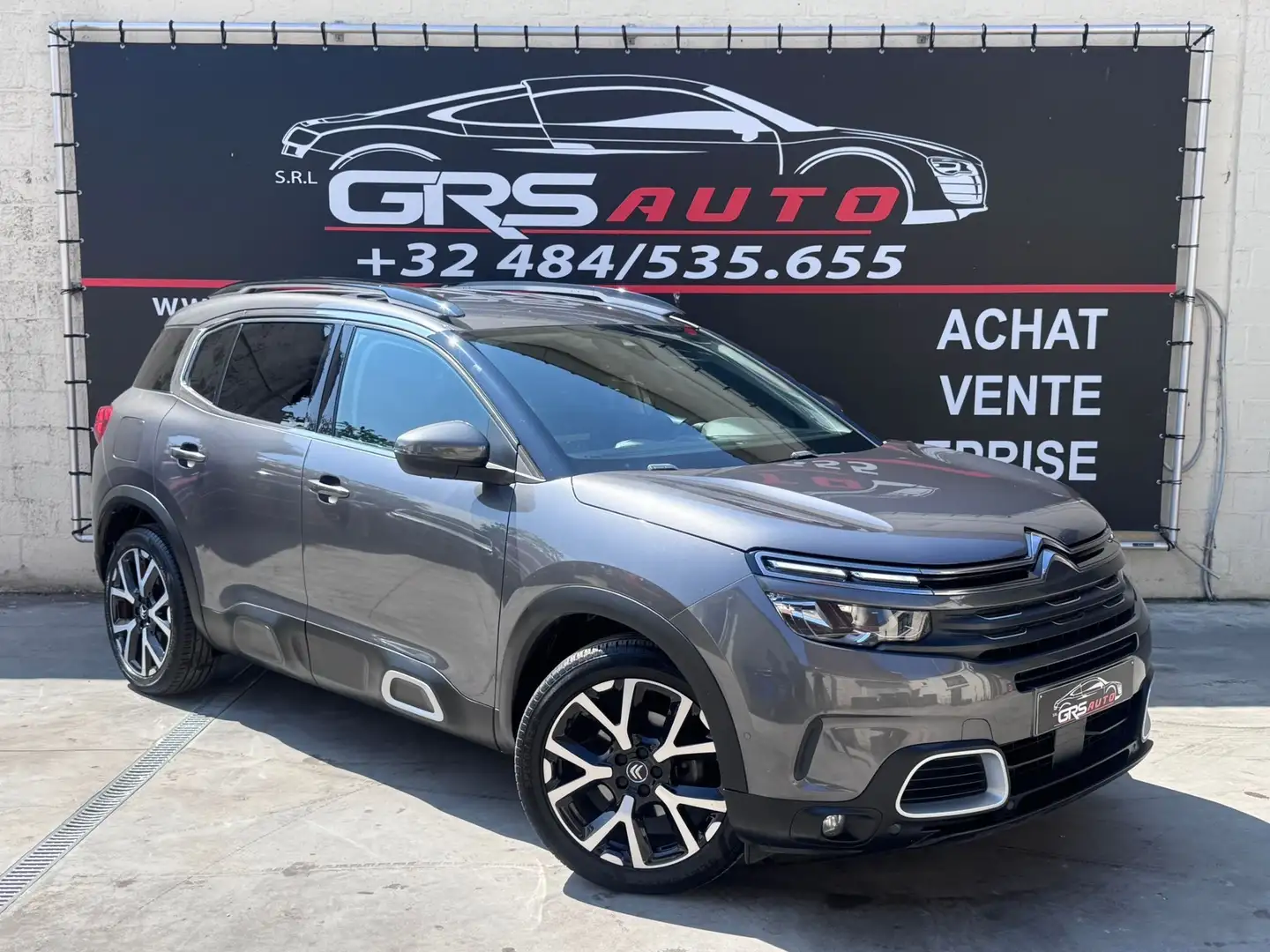 Citroen C5 Aircross 1.5 BlueHDi Business GPS S 1ER PROP./BOITE AUTO. Gris - 1