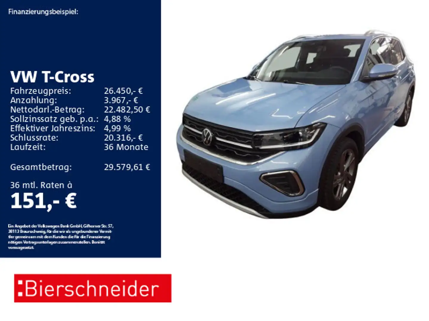 Volkswagen T-Cross 1.0 TSI DSG R-Line MATRIX NAVI CAM ACC S Grün - 1