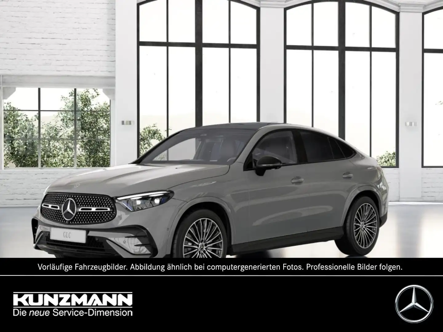 Mercedes-Benz GLC 300 4MATIC Coupé AMG Night Panorama 360° AHK Grau - 1