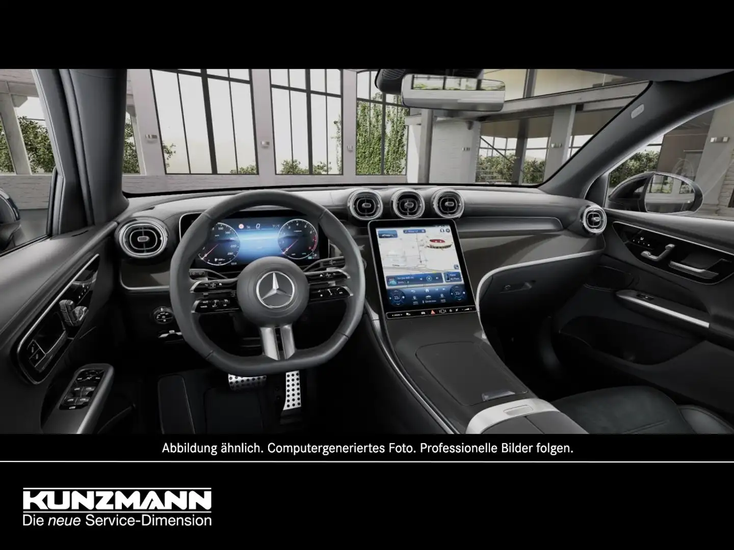 Mercedes-Benz GLC 300 4MATIC Coupé AMG Night Panorama 360° AHK Grau - 2