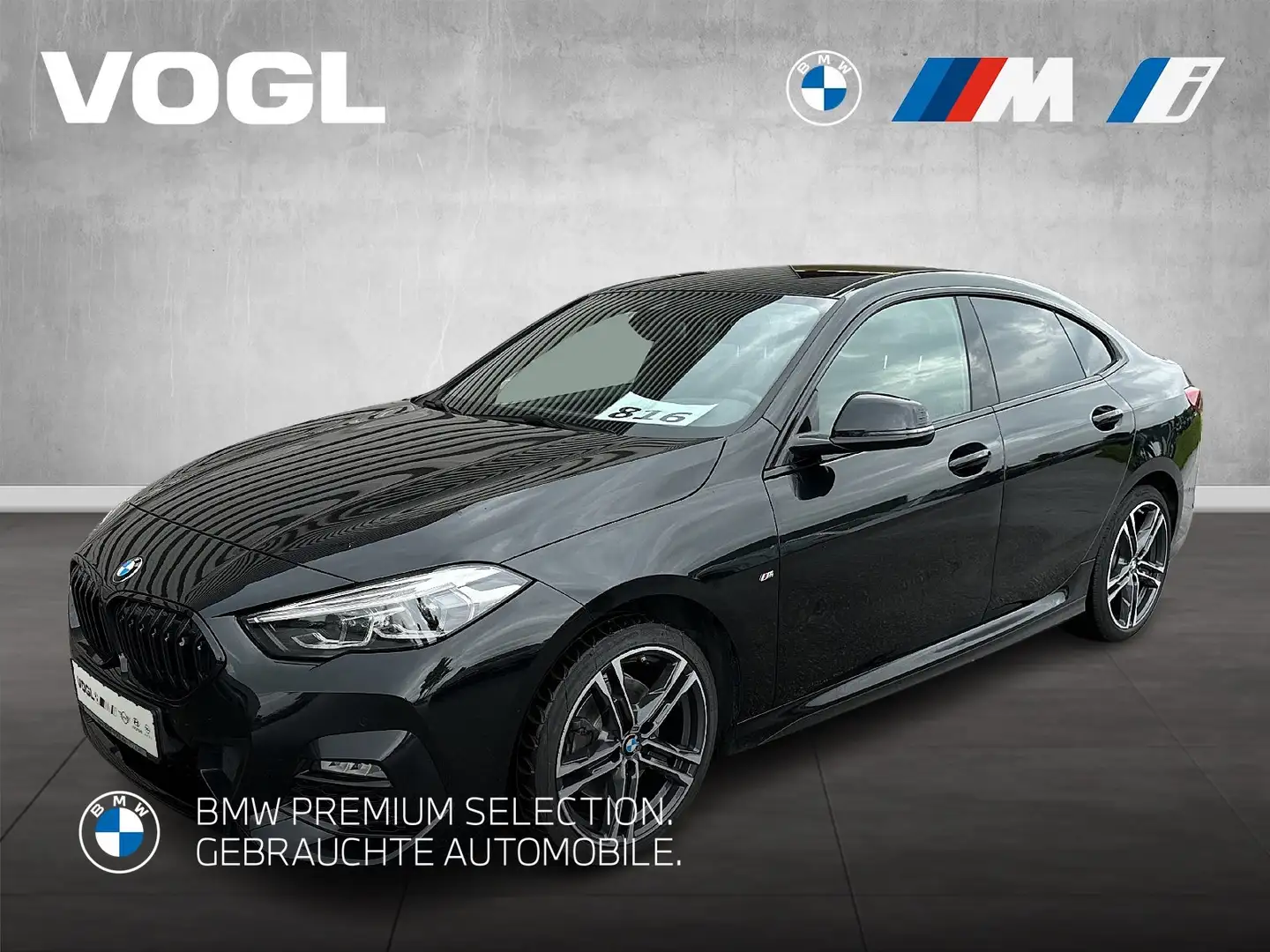 BMW 218 d Gran Coupé PDC DAB+ Noir - 1