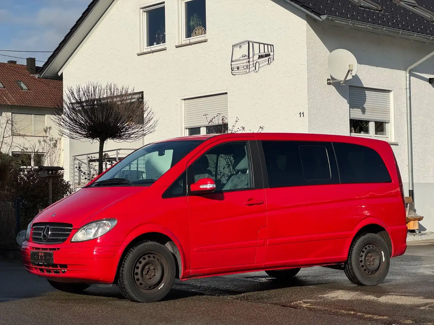 Mercedes-Benz Viano Fun 2.2 CDI kompakt*BETTFUNKTION* Rood - 2