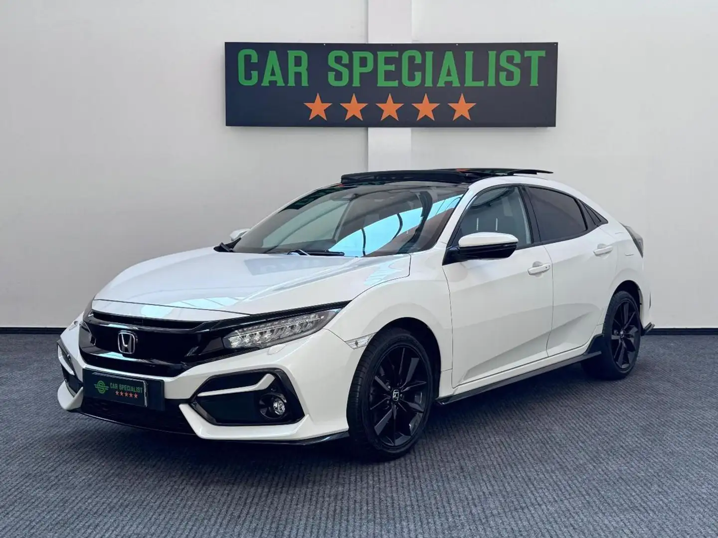 Honda Civic 1.5T 5 porte Sport+ TETTO||SOSPENSION|UNIPROP Blanc - 1