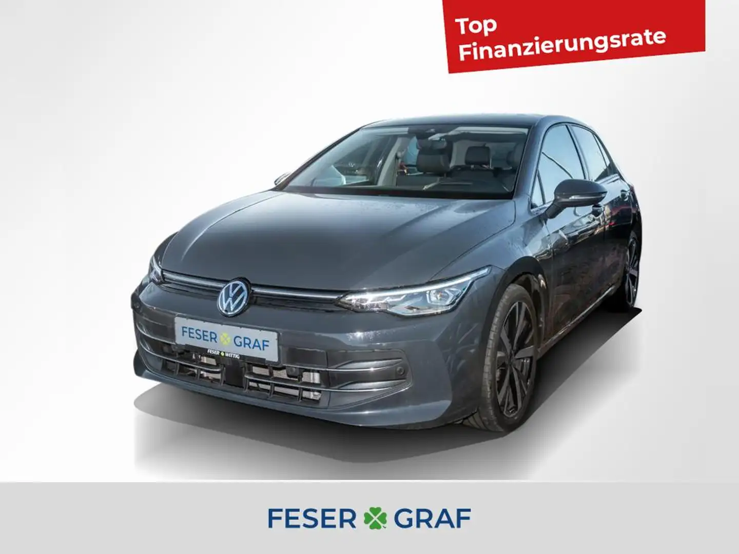 Volkswagen Golf VIII 1.5 eTSI Style DSG AHK/Matrix/HUD/NAVI Grau - 1
