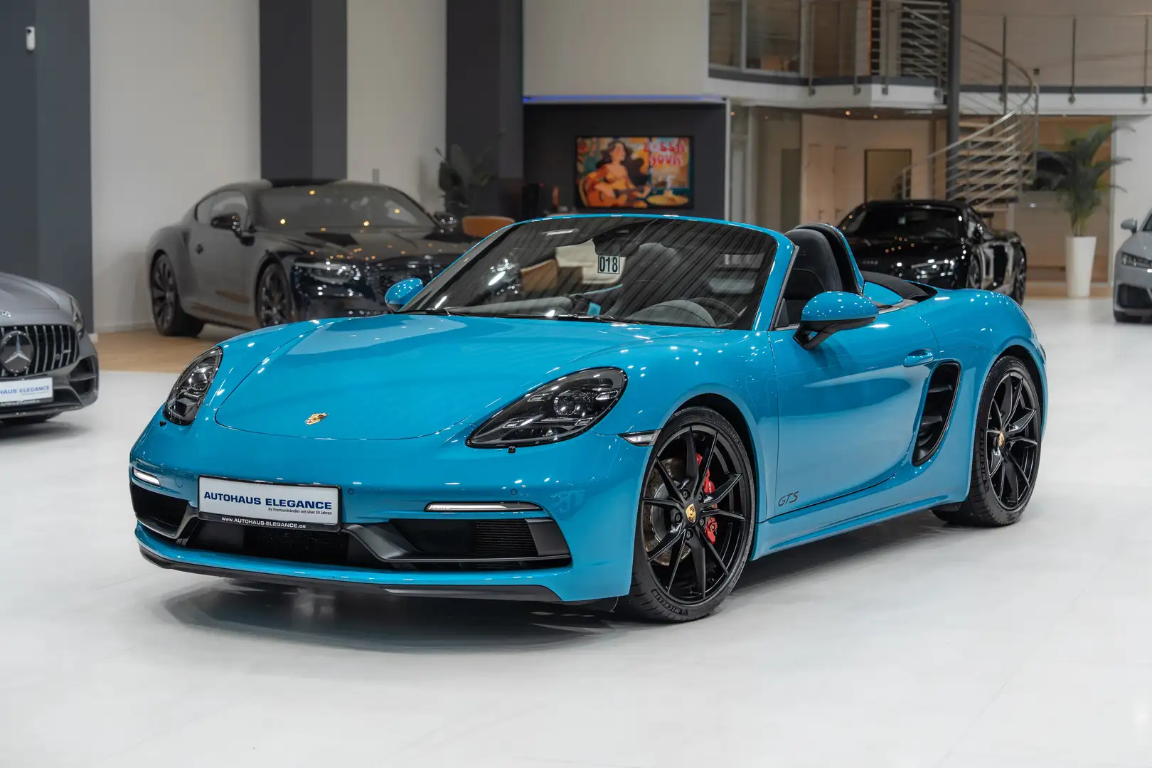 Porsche 718 GTS*SPORTSITZE+*PDLS+*PERF.ABGAS*PDK* Bleu - 1
