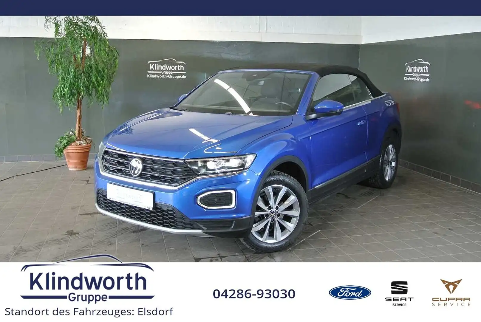 Volkswagen T-Roc Cabriolet 1.5 TSI DSG Style +Navi+LED Azul - 1