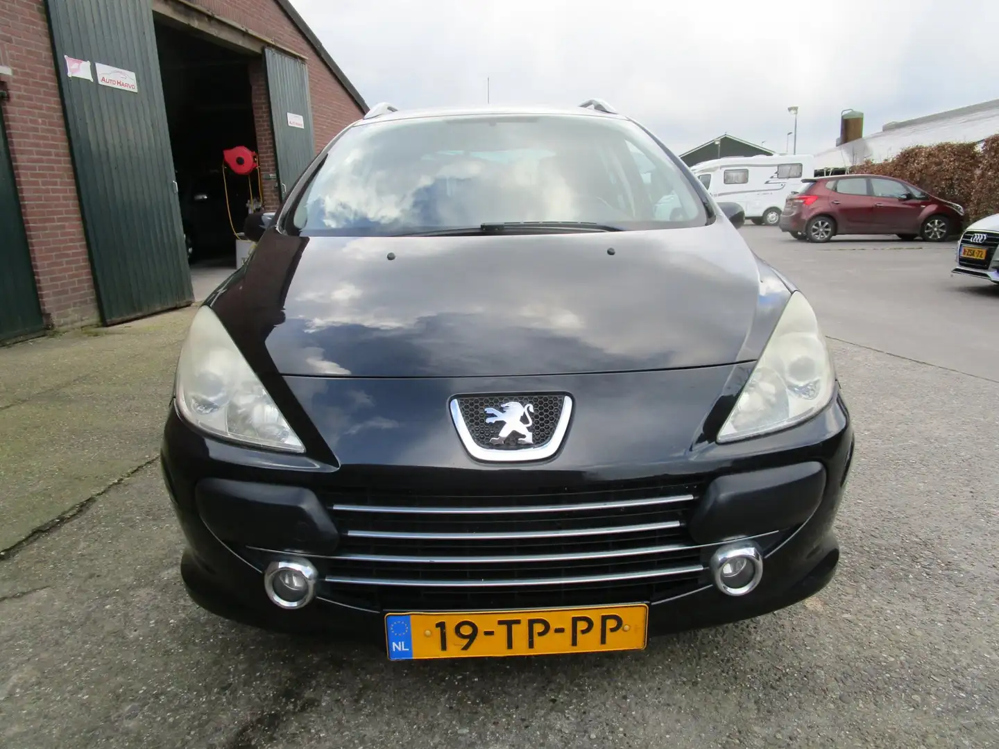 Peugeot 307 SW 1.6-16V Pack AUTOMAAT CLIMA TREKHAAK, LM MOOI Negro - 2