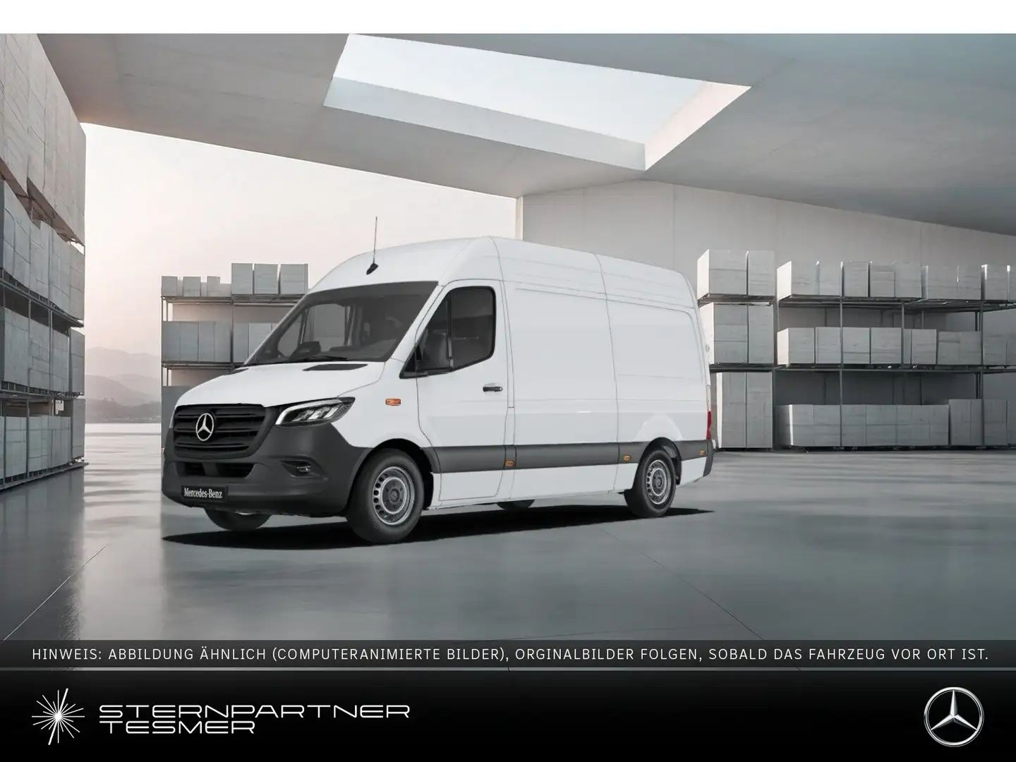 Mercedes-Benz Sprinter 317 CDI Kasten PRO L2H2 LED+Schwingsitz Weiß - 1