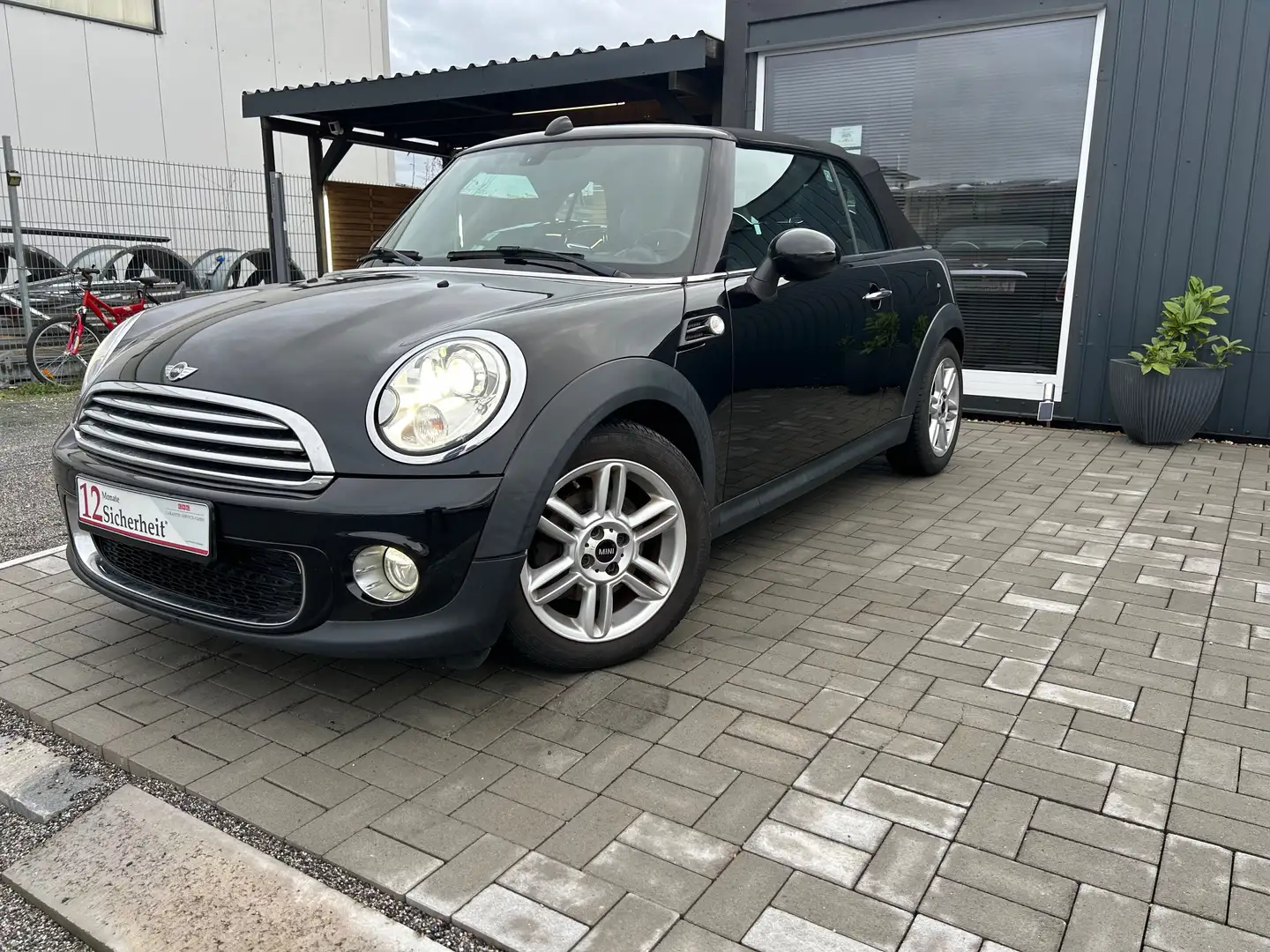 MINI Cooper D Cabrio Cooper D, Pepper Navi/Leder /TÜV neu* Negru - 1