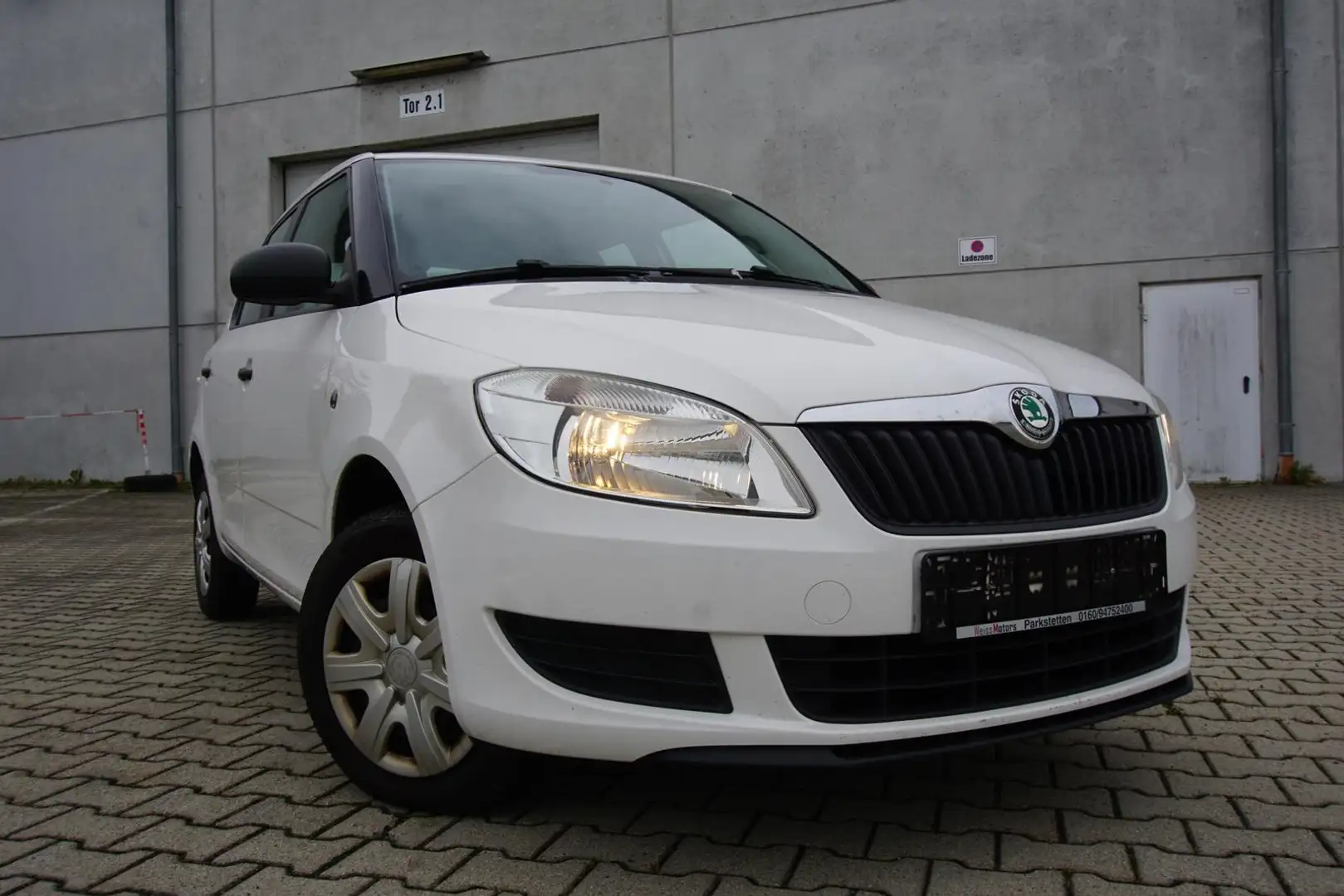 Skoda Fabia Classic 44kW Radio Klima 1.Hand Weiß - 1
