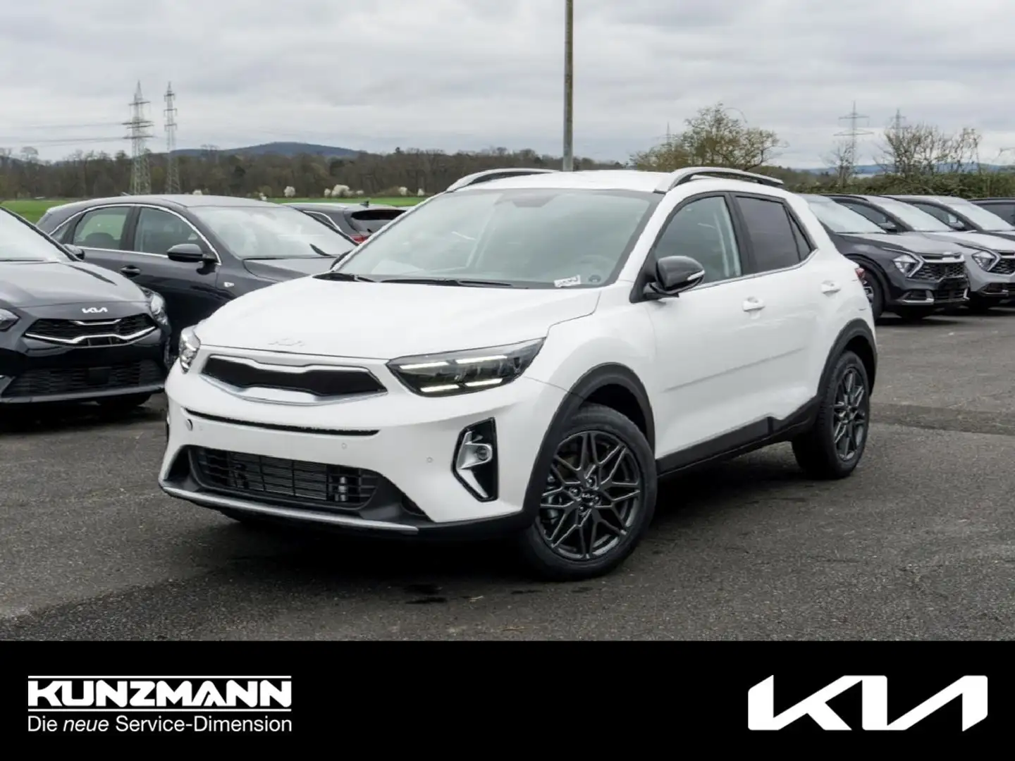 Kia Stonic 1.0T DCT Nightline Kamera Fehér - 1