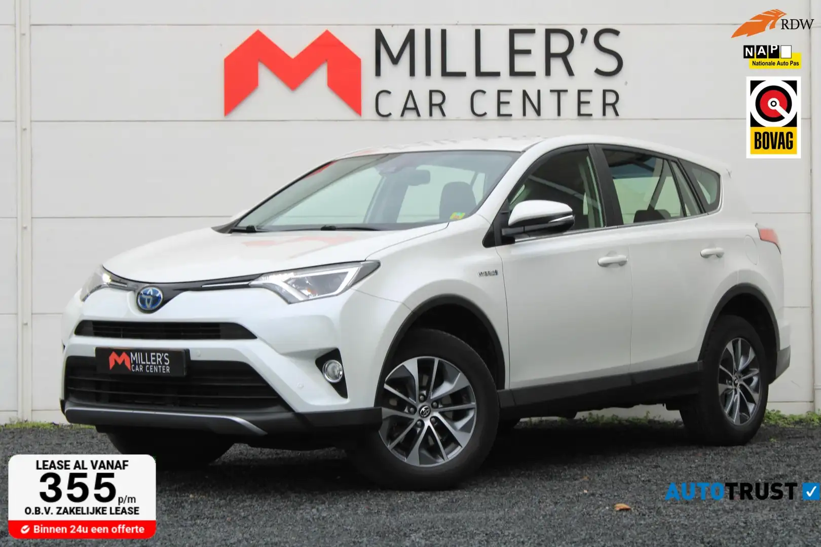 Toyota RAV 4 2.5 Hybrid Dynamic LANE ASSIST ACC CAMERA NAVI Blanc - 1