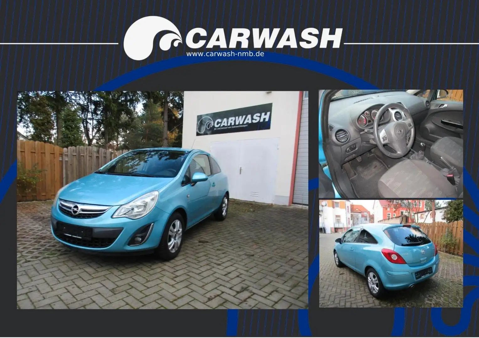 Opel Corsa D Satellite Bleu - 1