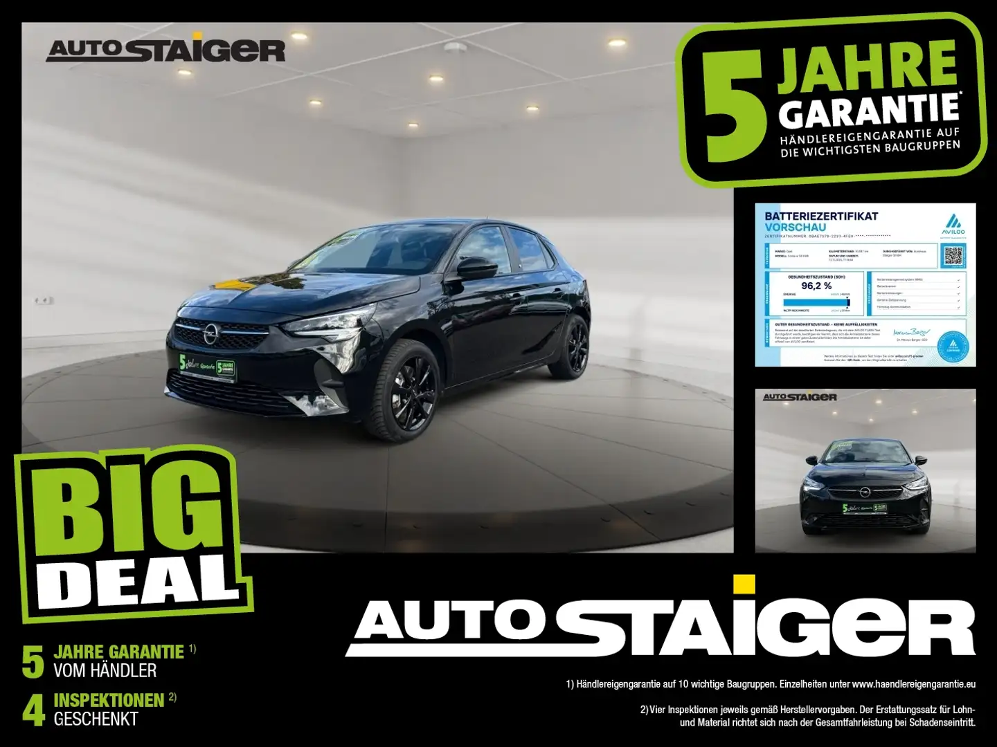 Opel Corsa-e Edition Kamera PDC CarPlay Allwetter Zwart - 1