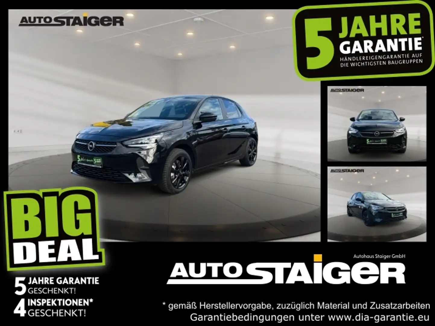 Opel Corsa-e Edition Kamera PDC CarPlay Allwetter Noir - 1