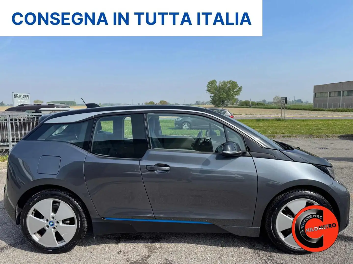 BMW i3 ADVANTAGE+RETROCAMERA+NAVI+FARI LED+GOMME MS Grigio - 2