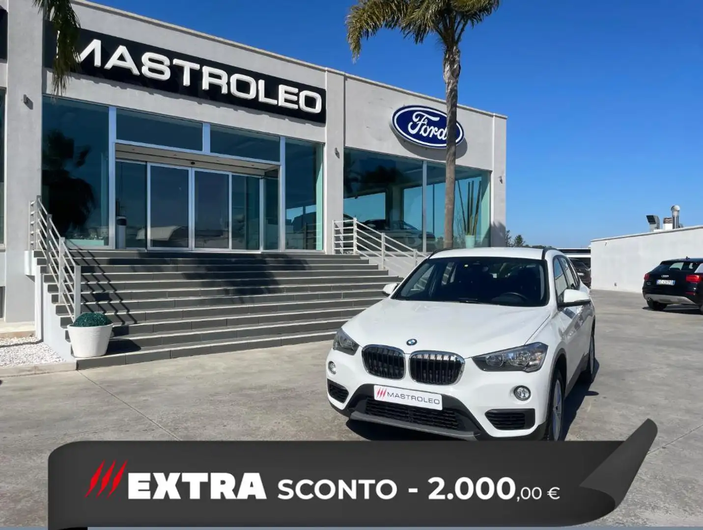 BMW X1 sDrive18d Advantage Automatico Bianco - 1