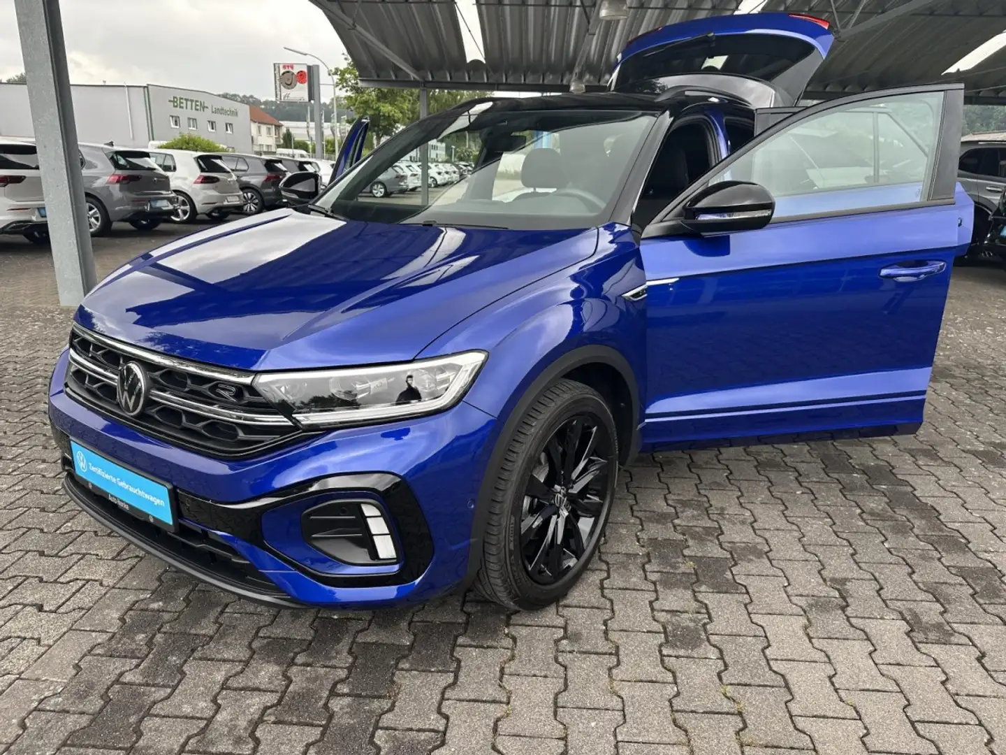Volkswagen T-Roc 1.5 TSI DSG R-LINE + NAVI + KLIMA + Garantie bis 0 Bleu - 2